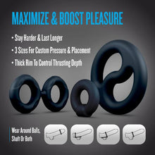 Load image into Gallery viewer, Performance Plus Throttle 3 Pieces Set Cock Ring&amp;ball
