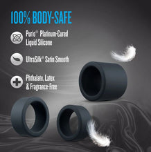 Load image into Gallery viewer, Performance Plus Accelerate 3 Cock Ring Plat/black
