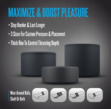 Load image into Gallery viewer, Performance Plus Accelerate 3 Cock Ring Plat/black

