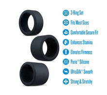 Load image into Gallery viewer, Performance Plus Accelerate 3 Cock Ring Plat/black
