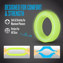 Load image into Gallery viewer, Performance Plus Flash 2 Cock Ring Set Glow In The Dark
