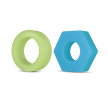 Load image into Gallery viewer, Performance Plus Flash 2 Cock Ring Set Glow In The Dark

