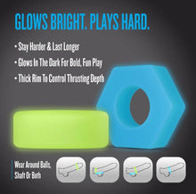 Load image into Gallery viewer, Performance Plus Flash 2 Cock Ring Set Glow In The Dark
