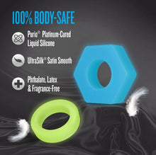 Load image into Gallery viewer, Performance Plus Flash 2 Cock Ring Set Glow In The Dark
