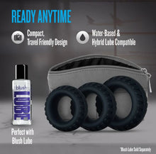Load image into Gallery viewer, Performance Plus Drift 3 Cock Ring Set Black

