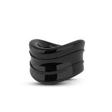 Load image into Gallery viewer, Stay Hard Beef Ball Stretcher Snug 1in Diameter Black
