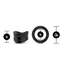 Load image into Gallery viewer, Stay Hard Beef Ball Stretcher Snug 1in Diameter Black
