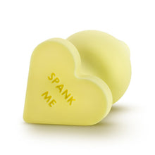 Load image into Gallery viewer, Naughty Candy Heart Spank Me Yellow
