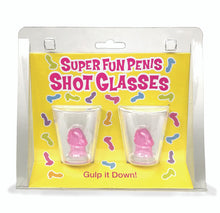 Load image into Gallery viewer, Super Fun Penis Shot Glasses 2ct
