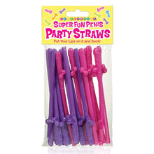 Load image into Gallery viewer, Super Fun Penis Party Straws
