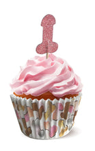 Load image into Gallery viewer, Glitterati Penis Party Cupcake Set
