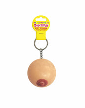 Load image into Gallery viewer, Super Fun Key Chain One Squishy Boob
