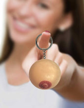Load image into Gallery viewer, Super Fun Key Chain One Squishy Boob
