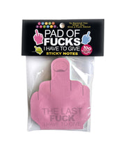 Load image into Gallery viewer, Fucks To Give Sticky Notes
