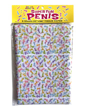 Load image into Gallery viewer, Super Fun Penis Tissue Paper

