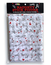 Load image into Gallery viewer, Naughty Stick Figure Tissue Paper
