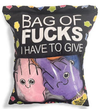 Load image into Gallery viewer, Plushy Pillow Bag Of Fucks To Give
