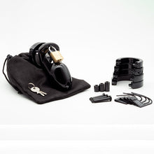 Load image into Gallery viewer, Cb-3000 Kit 3in Black Cock Cage
