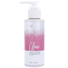Load image into Gallery viewer, Glow Vanilla Cupcake Shimmer Lotion Silver 4 Fl Oz
