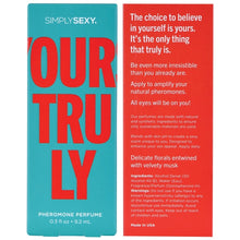 Load image into Gallery viewer, Simply Sexy Pheromone Perfume Yours Truly .3 Fl Oz

