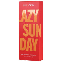 Load image into Gallery viewer, Simply Sexy Pheromone Perfume Lazy Sunday .3 Fl Oz
