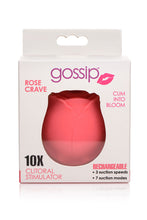 Load image into Gallery viewer, Gossip Rose 10x Suction Clit Stimulator Crave
