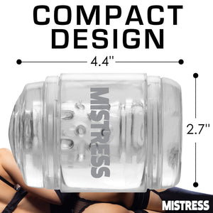 Mistress Double Shot Pussy & Ass Stroker Clear