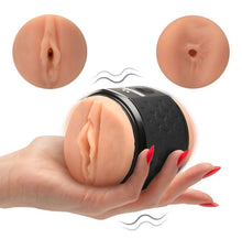 Load image into Gallery viewer, Mistress Vibrating Double Shot Pussy &amp; Ass Double Masturbator

