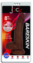 Load image into Gallery viewer, Jock Bareskin 8in Latte Dildo W/ Balls
