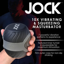 Load image into Gallery viewer, Jock 15x Vibrating &amp; Squeezing Masturbator
