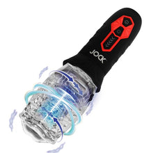 Load image into Gallery viewer, Jock Spinning &amp; Vibrating Masturbator
