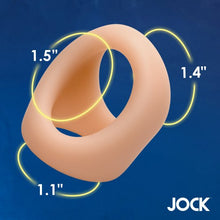 Load image into Gallery viewer, Jock Silicone Cock &amp; Ball Ring Light
