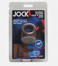 Load image into Gallery viewer, Jock Silicone Cock &amp; Bll Ring Dark
