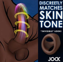 Load image into Gallery viewer, Jock Silicone Cock &amp; Bll Ring Dark
