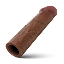 Load image into Gallery viewer, Jock Enhancers 1.5in Realistic Penis Extension Dark
