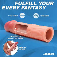 Load image into Gallery viewer, Jock Enhancers 1.5in Realistic Penis Extension Light
