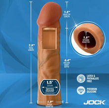 Load image into Gallery viewer, Jock Enhancers 1.5in Realistic Penis Extension Medium
