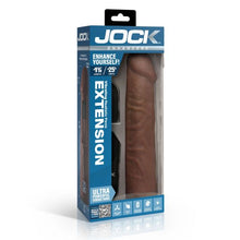 Load image into Gallery viewer, Jock Enhancers 1.5in Realistic Penis Extension Vibrating Dark
