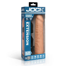 Load image into Gallery viewer, Jock Enhancers 1.5in Realistic Penis Extension Vibrating Light
