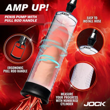 Load image into Gallery viewer, Jock Advanced Amp Up Penis Pump W/pull Handle
