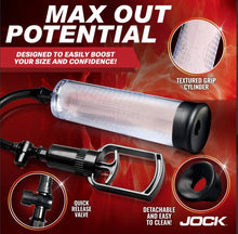 Load image into Gallery viewer, Jock Advanced Amp Up Penis Pump W/pull Handle
