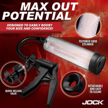 Load image into Gallery viewer, Jock Advanced Amp Up Penis Pump W/trigger Handle
