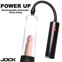 Load image into Gallery viewer, Jock Advanced Power Up Recharg Automatic Penis Pump
