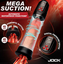 Load image into Gallery viewer, Jock Advanced Power Up Digital Automatic/waterproof Penis Pum
