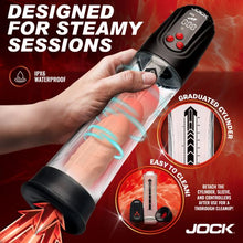Load image into Gallery viewer, Jock Advanced Power Up Digital Automatic/waterproof Penis Pum
