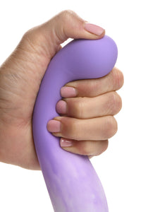 Simply Sweet Slim G-spot Silicone Dildo Purple/white
