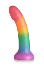 Load image into Gallery viewer, Simply Sweet 6.5in Phallic Rainbow Dildo
