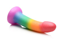 Load image into Gallery viewer, Simply Sweet 6.5in Phallic Rainbow Dildo
