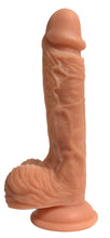 Load image into Gallery viewer, Easy Riders 8in Dual Density Silicone Dong W/ Balls
