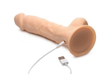 Load image into Gallery viewer, Fleshstixxx 8in Vibrating Dildo W/ Balls Light

